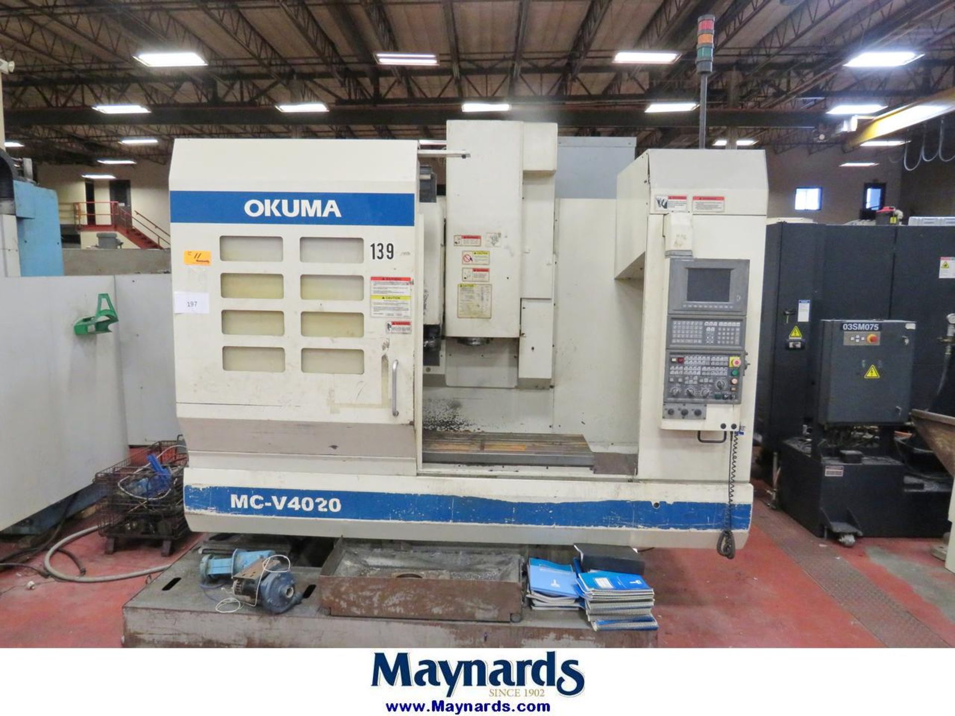 2000 Okuma MC-V4020 CNC Vertical Machining Center