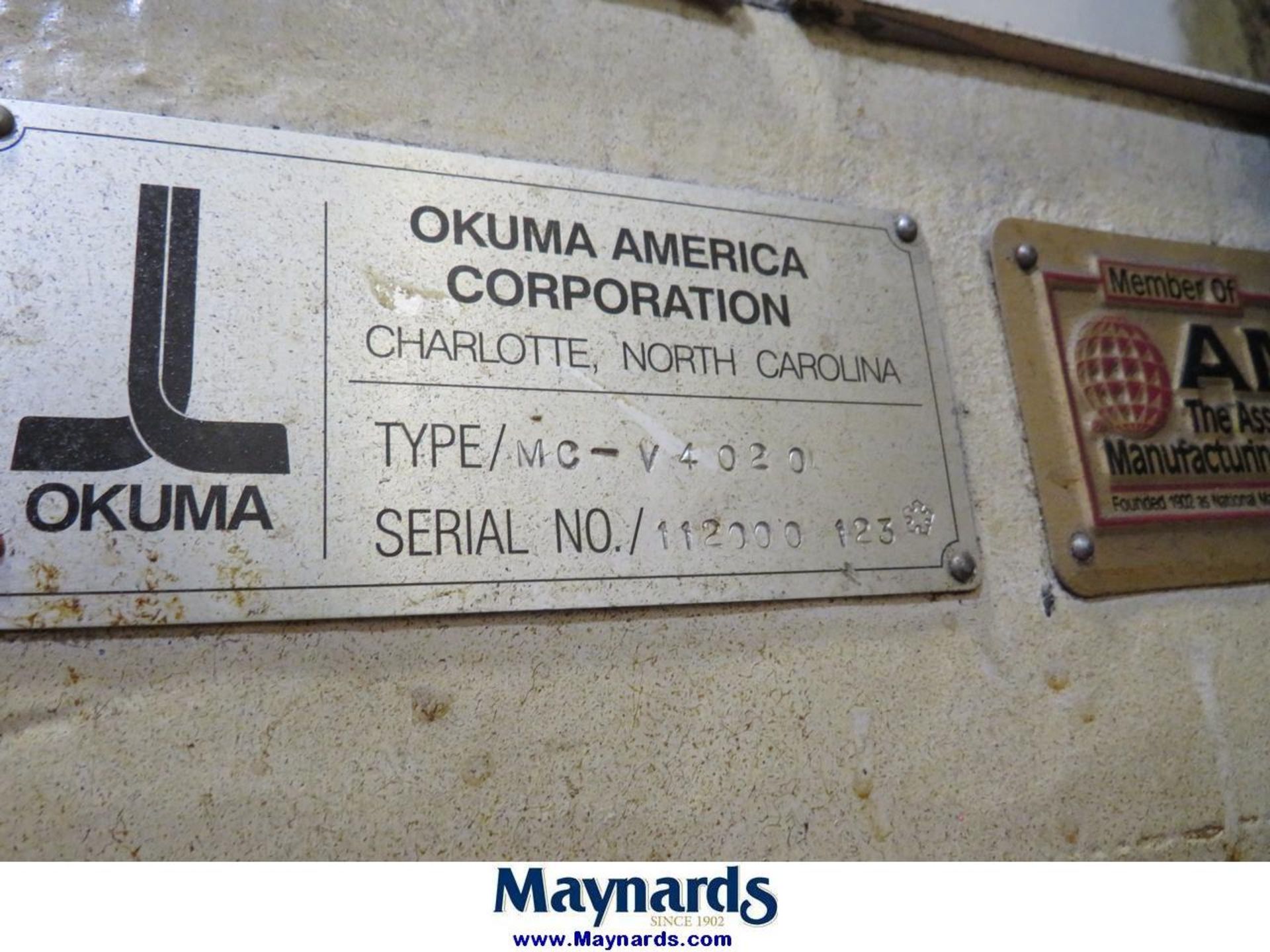 2000 Okuma MC-V4020 CNC Vertical Machining Center - Image 9 of 12