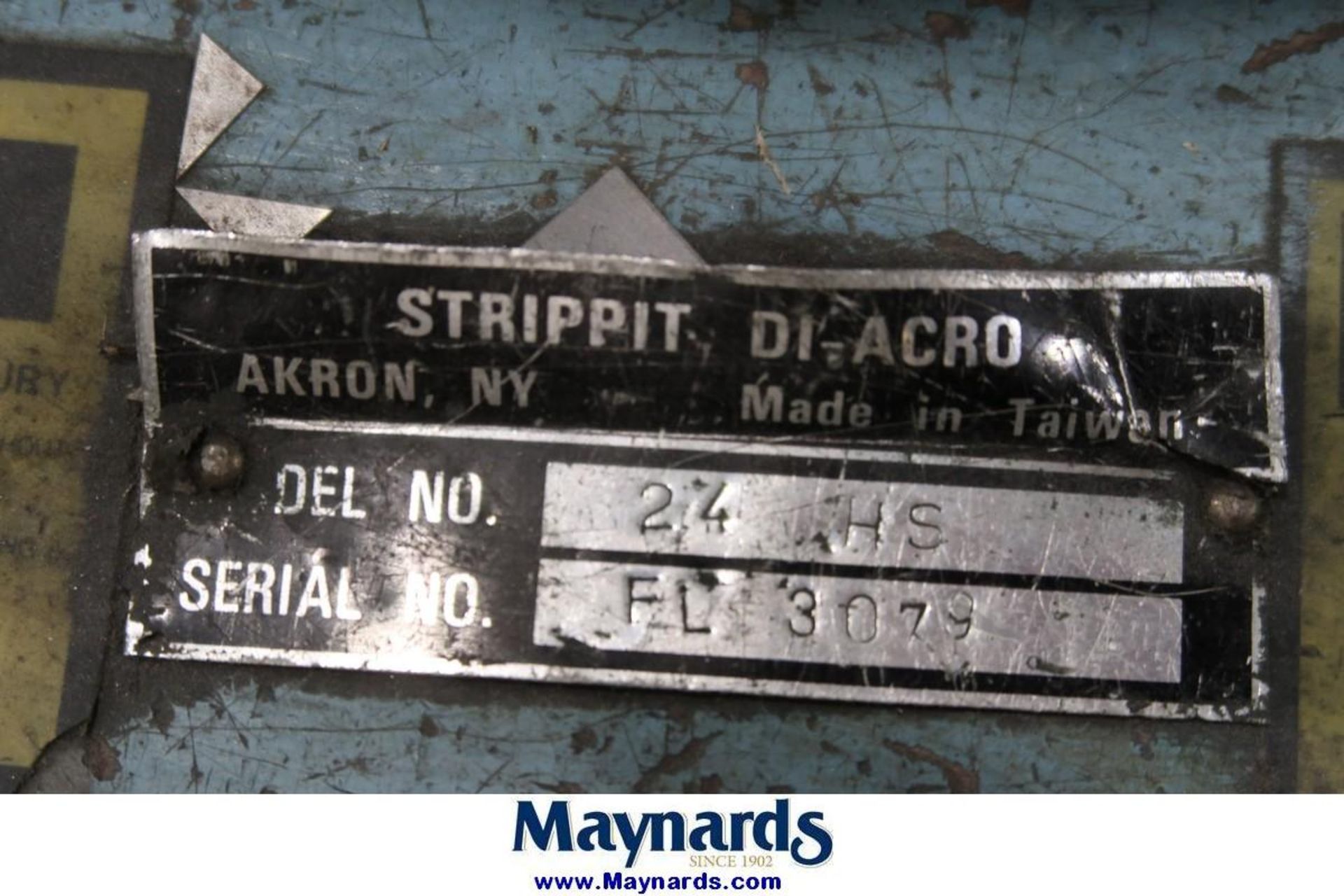 Strippit Diacro 24 HS 24" x 16 GA. Hand Shear - Image 4 of 4
