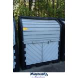 Poly 4-Drum Chemical Containment Shed