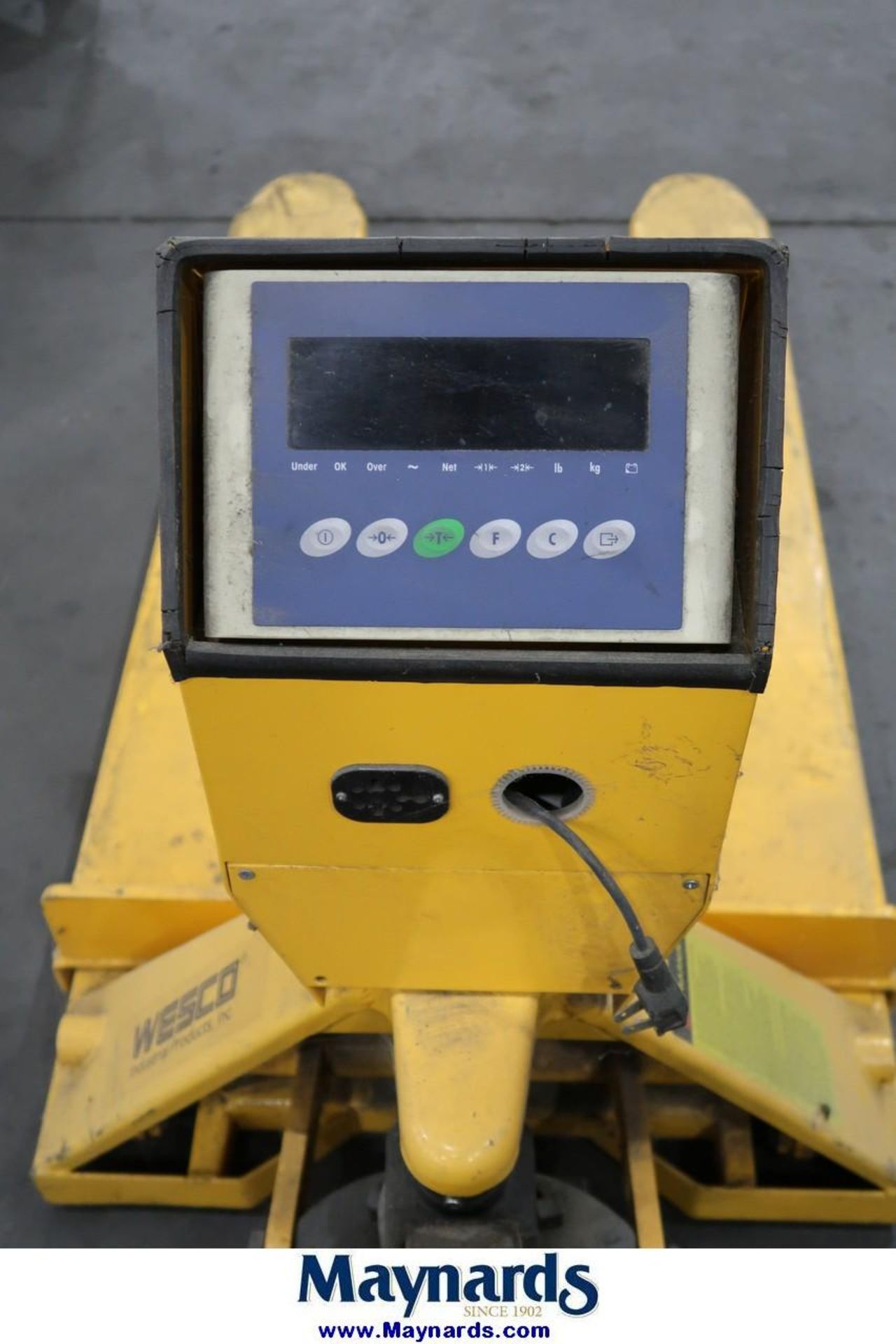 Wesco 5,000 Lb. Capacity Pallet Jack with Digital Weigh Scale - Image 2 of 2