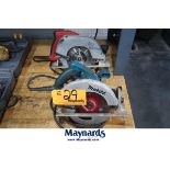 (2) Electric Circular Saws