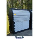 Poly 4-Drum Chemical Containment Shed