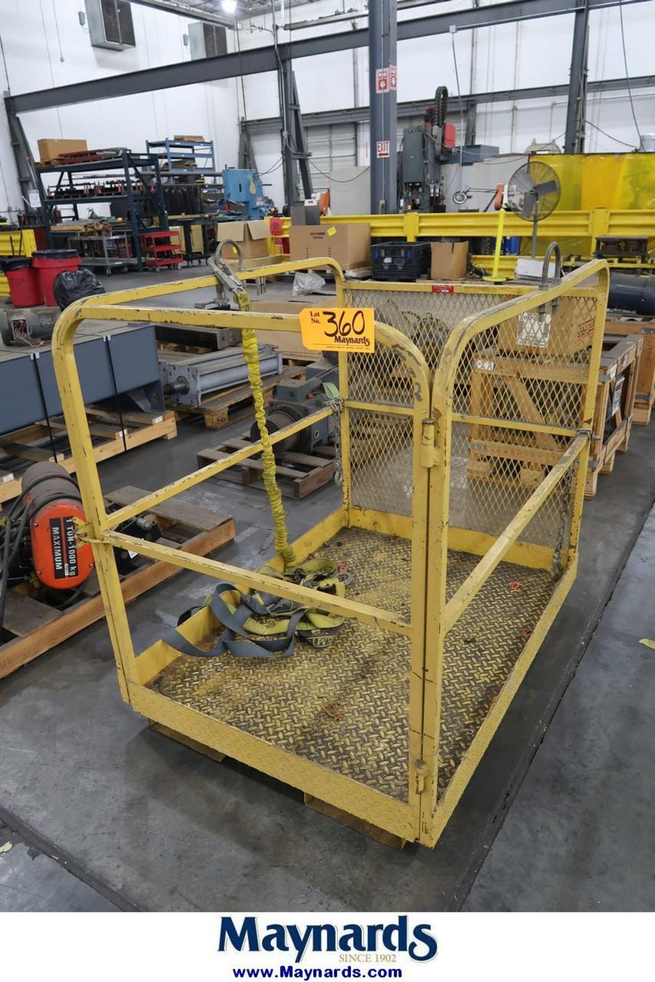 P.W. Platforms 48" x 36" Fork Lift Man Basket Attachment