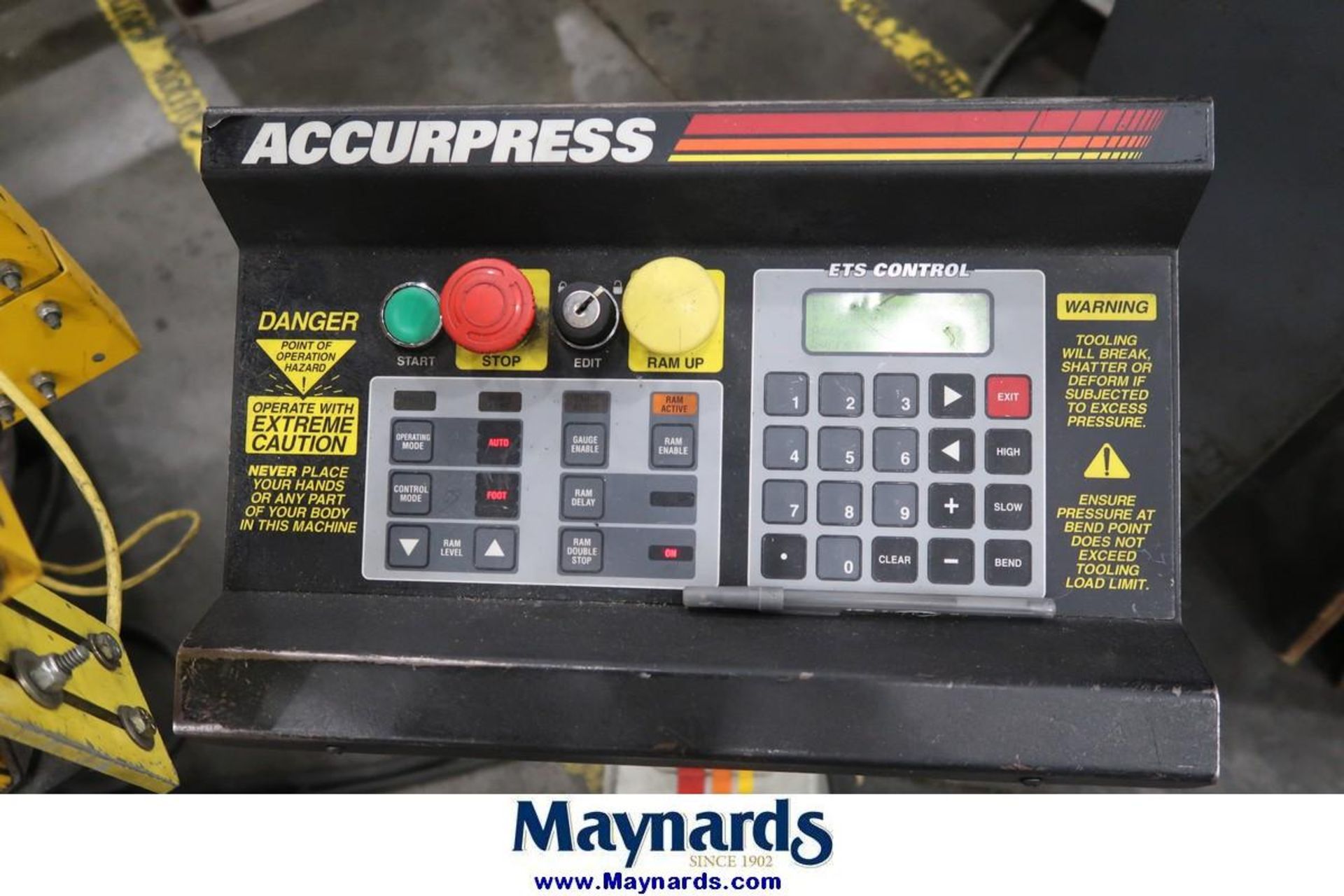 2003 Accupress 7254 25-Ton Hydraulic CNC Press Brake - Image 6 of 14