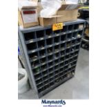 (3) 72-Compartment Bolt Bins with Contents of Assorted Hardware