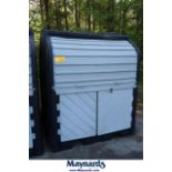 Poly 4-Drum Chemical Containment Shed