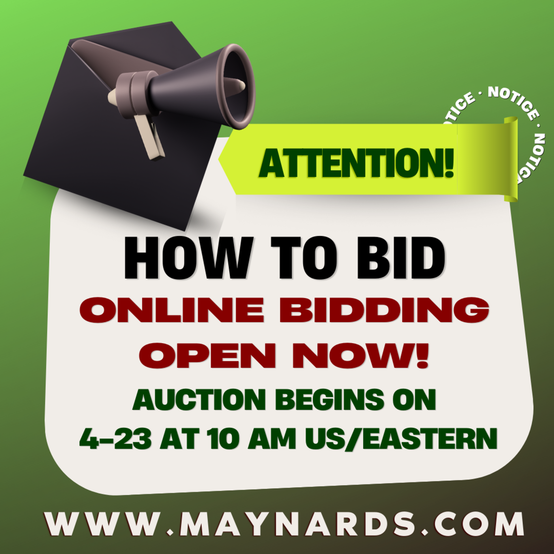 HOW TO BID