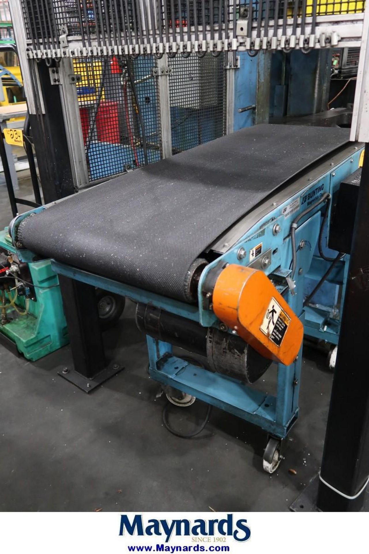 Bunting Magnetics 48" x 18" Magnetic Powered Belt Conveyor - Image 2 of 3