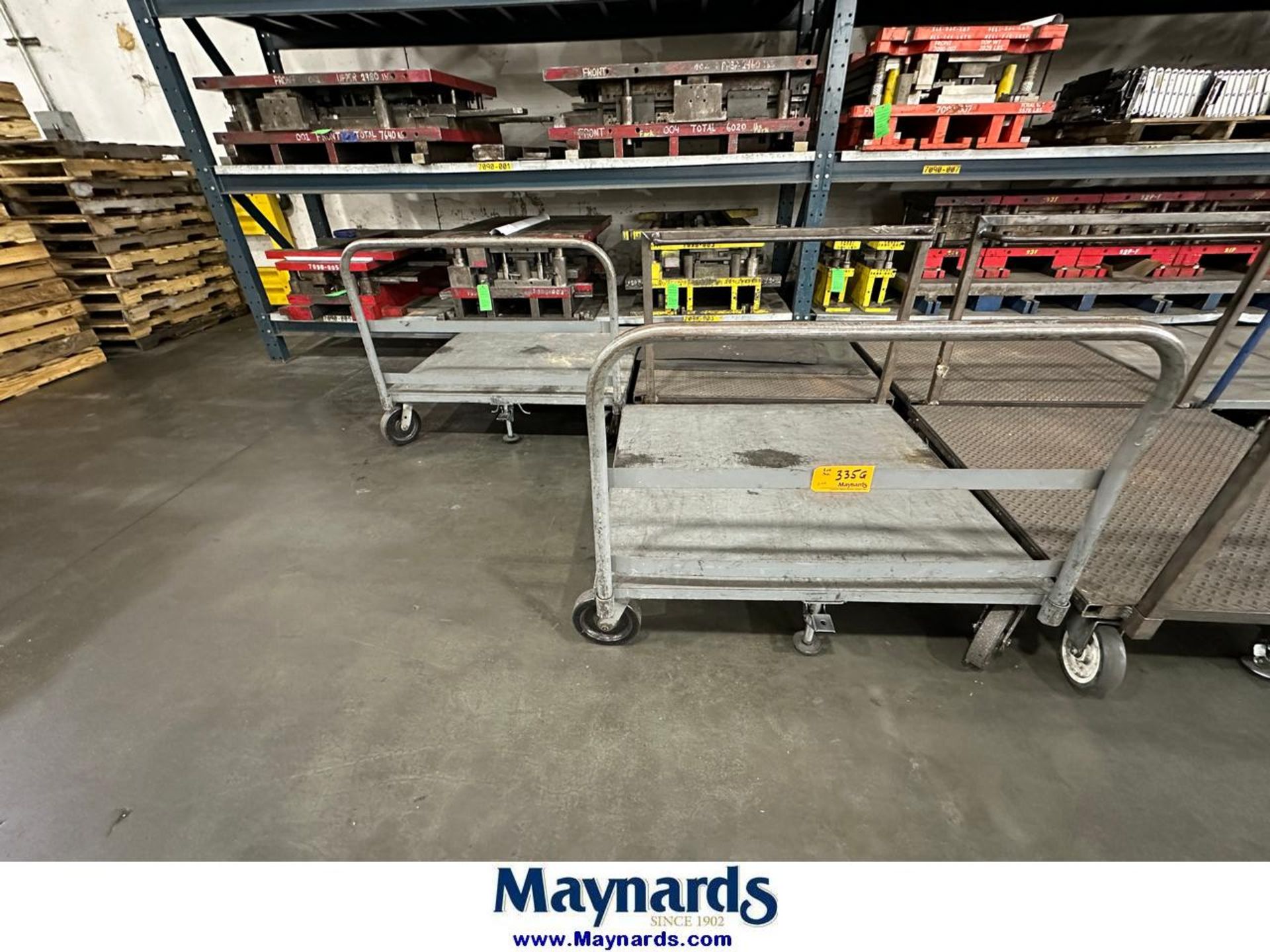(3) 48"x48" Rolling Carts - Image 2 of 3