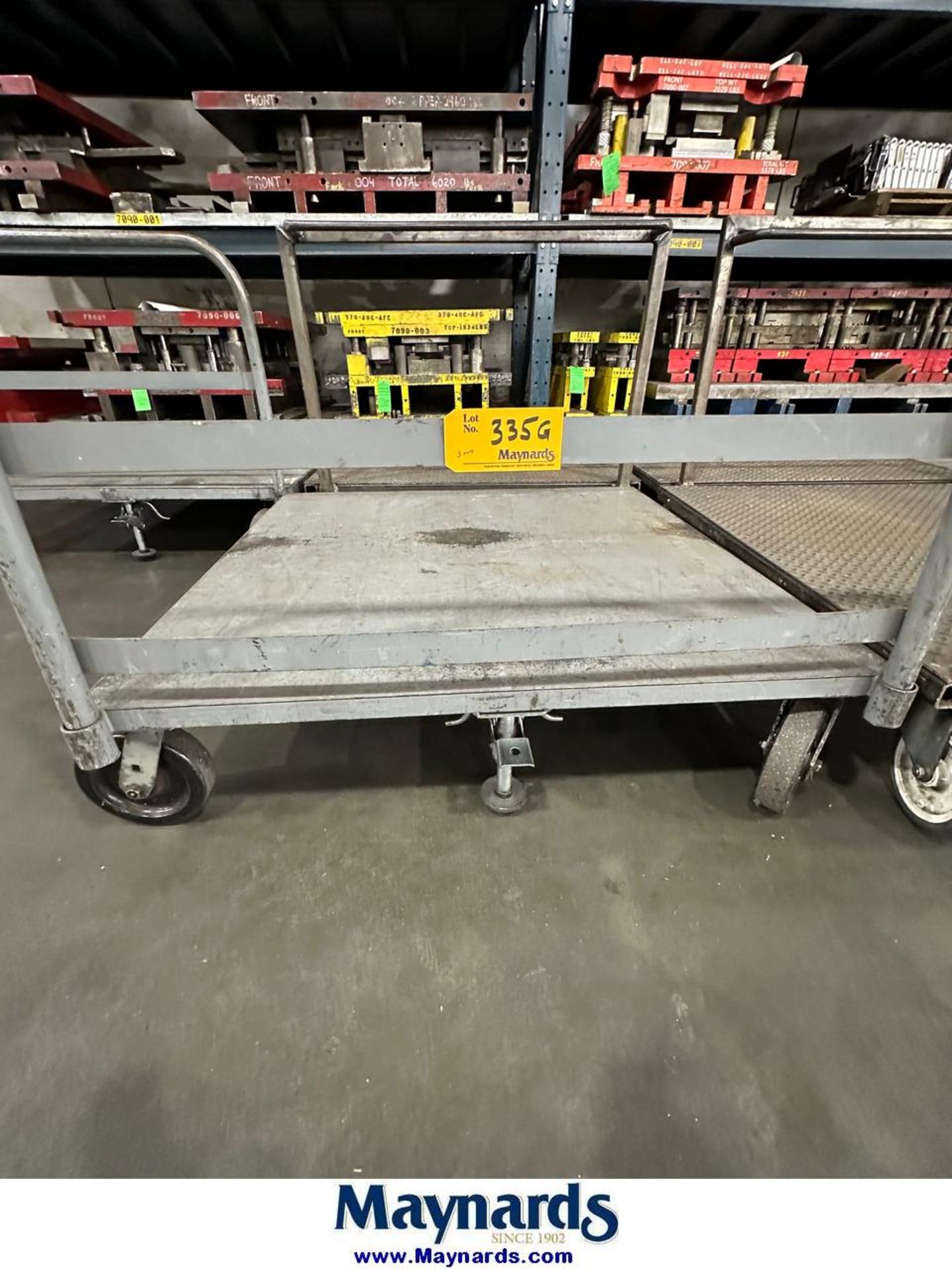 (3) 48"x48" Rolling Carts - Image 3 of 3