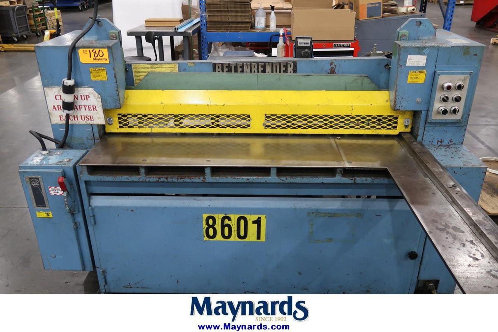 Betenbender 510 5' Hydraulic Shear - Image 2 of 7