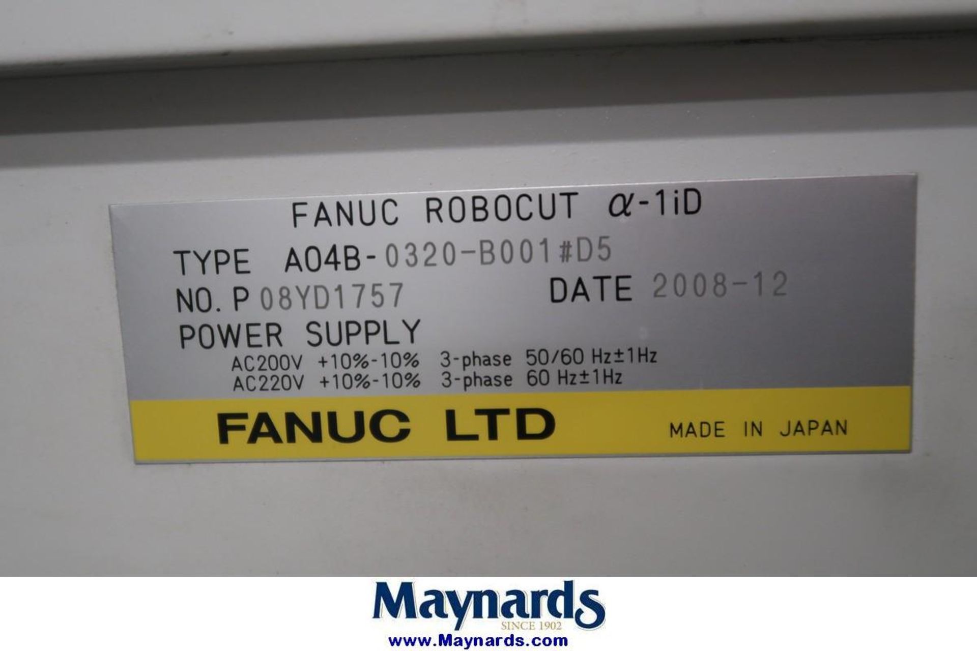 2008 Fanuc Robocut a-1iD CNC Wire EDM Machine - Image 12 of 16