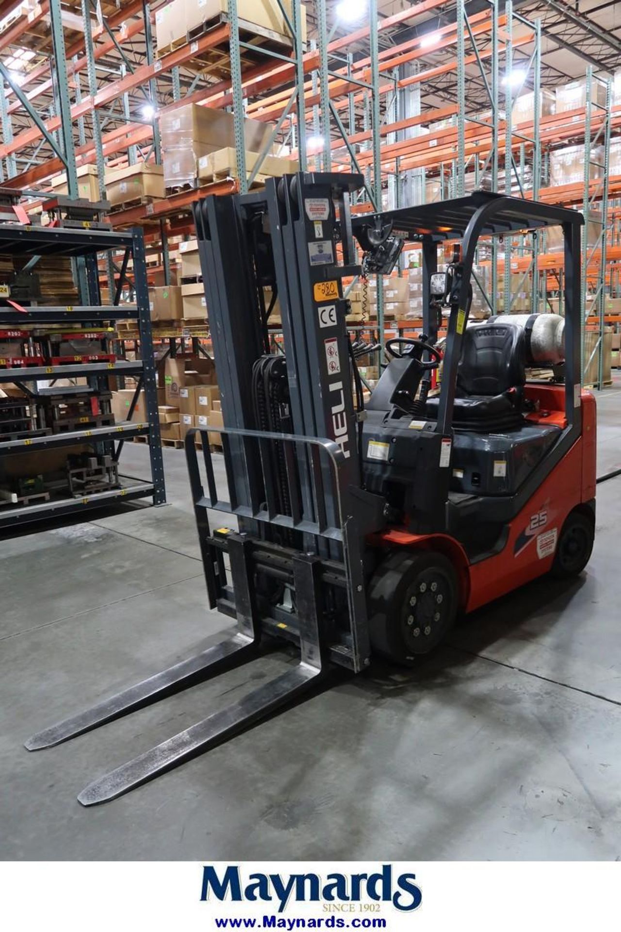 2022 Heli CPYD25C-M1H 4,630 Lb. Capacity LP Type Fork Lift