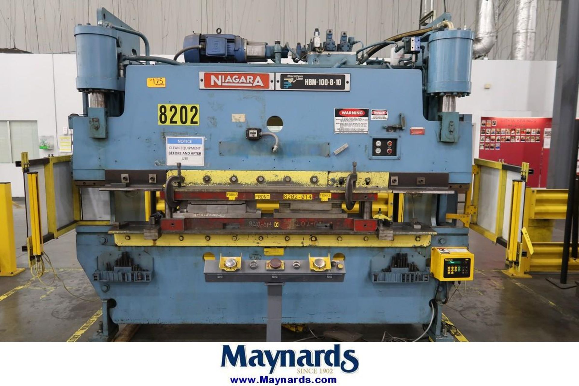 Niagara HBM-100-8-10 100-Ton Hydraulic Press Brake