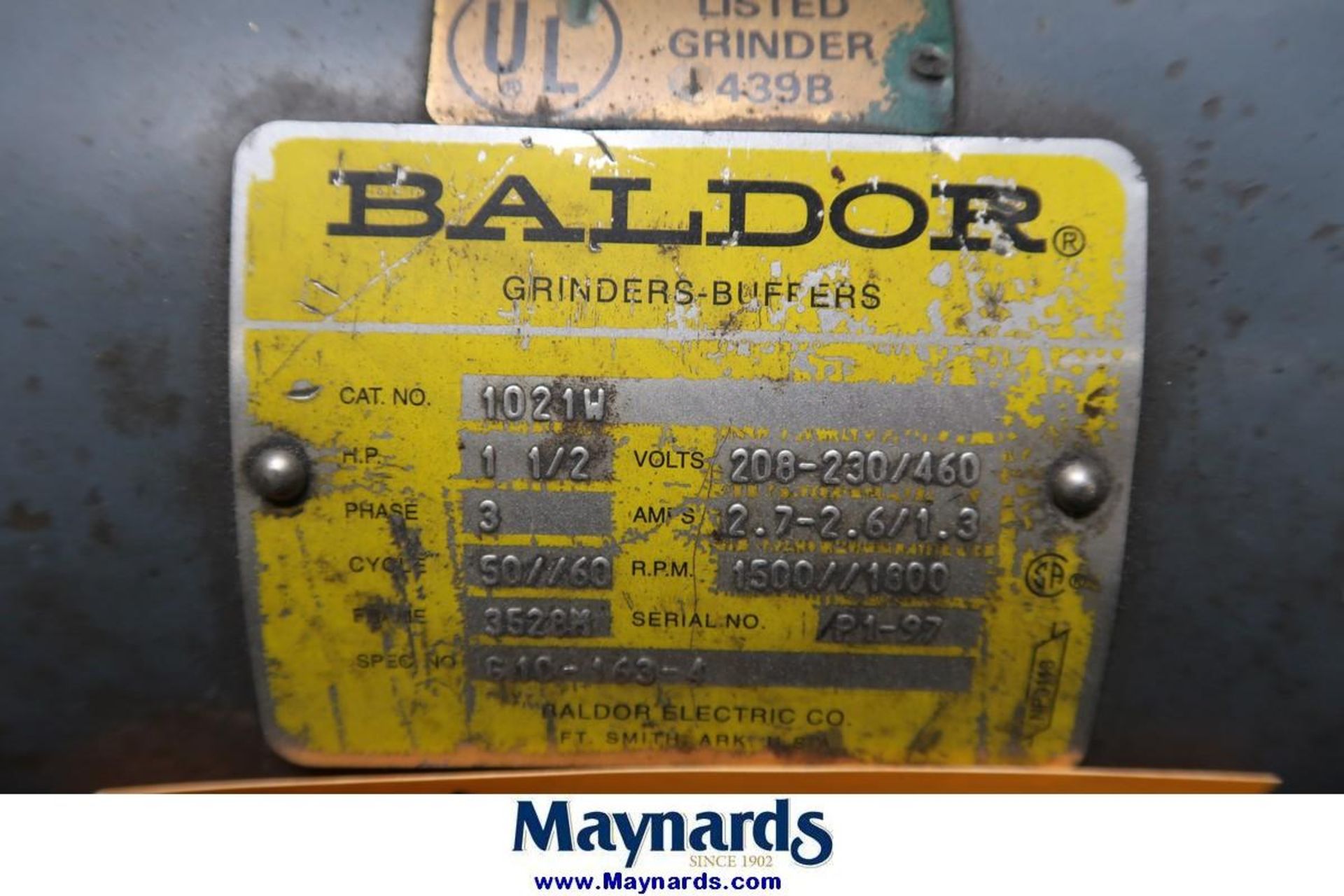 Baldor 1021W 8" Pedestal Grinder - Image 3 of 3