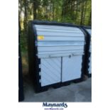 Poly 4-Drum Chemical Containment Shed