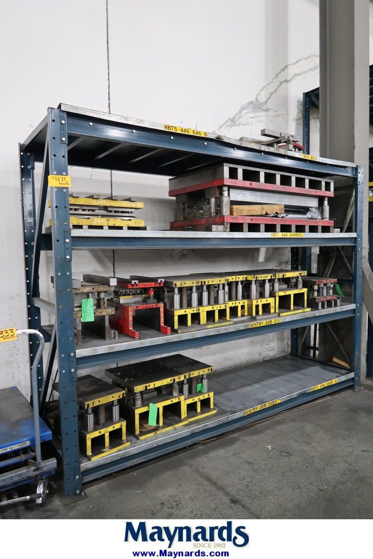 5-Sections of Heavy Duty Adjustable Die Racking - Image 4 of 4