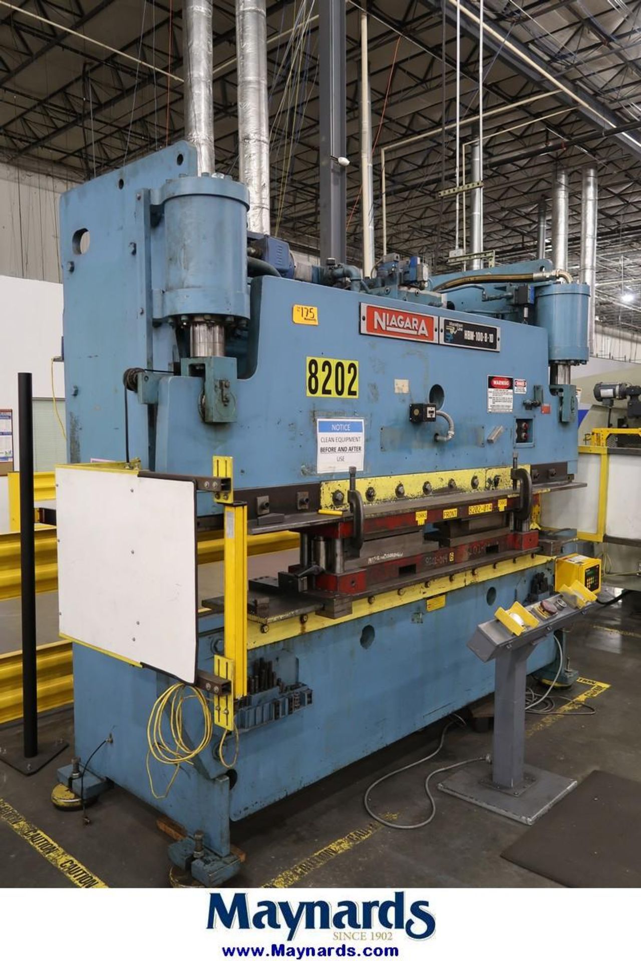 Niagara HBM-100-8-10 100-Ton Hydraulic Press Brake - Image 2 of 12