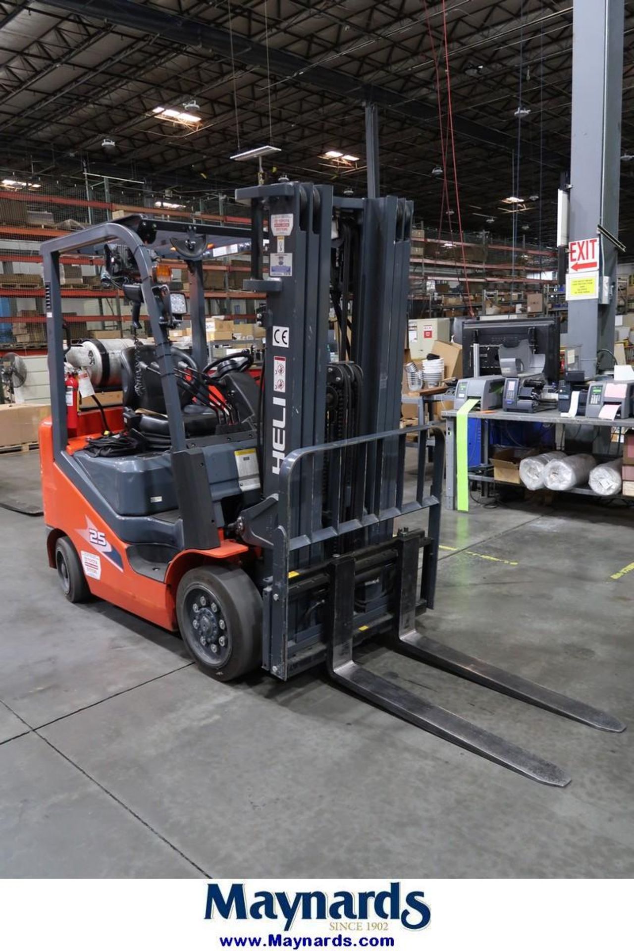 2022 Heli CPYD25C-M1H 4,630 Lb. Capacity LP Type Fork Lift - Image 3 of 10