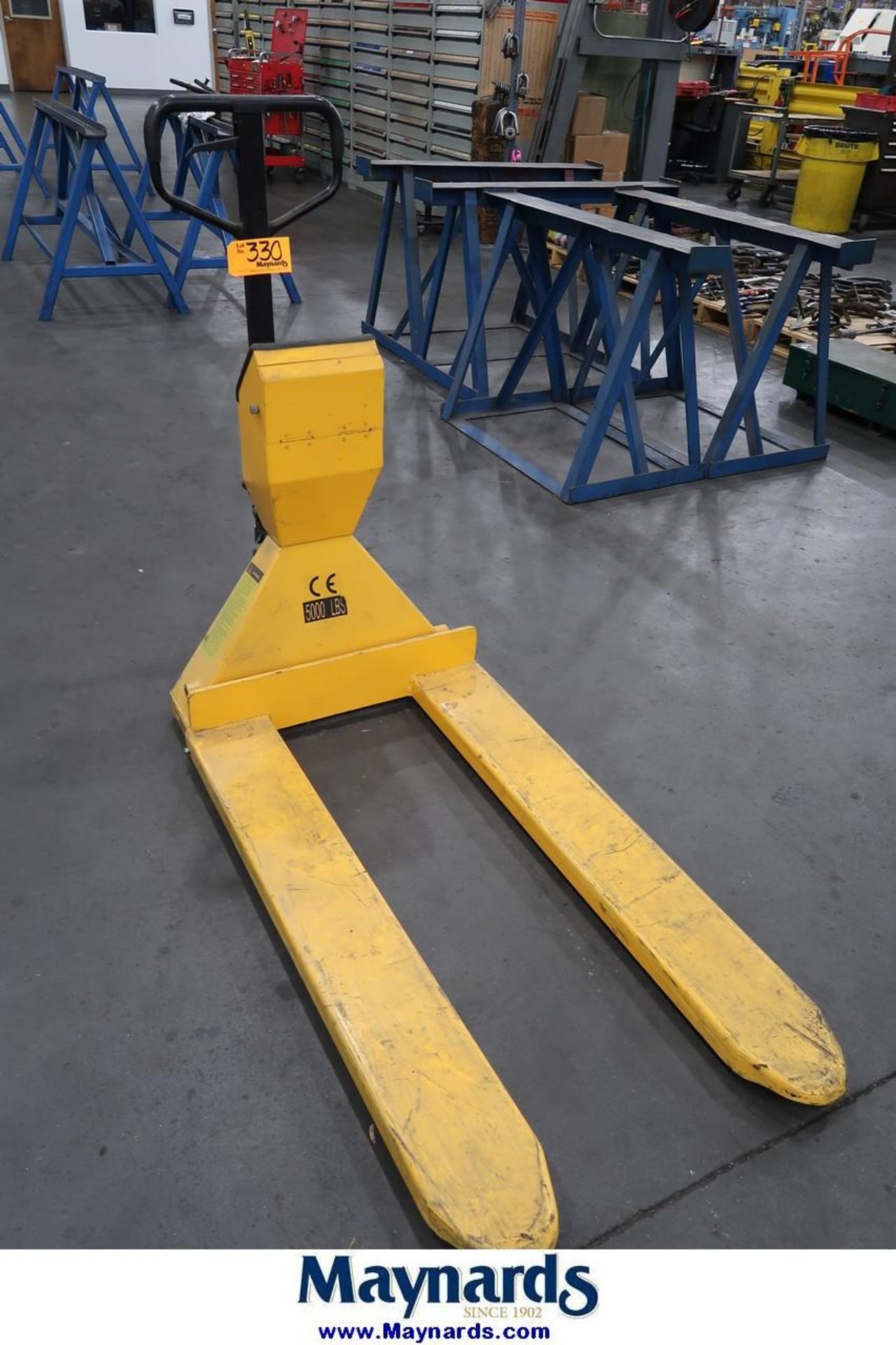 Wesco 5,000 Lb. Capacity Pallet Jack with Digital Weigh Scale