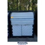 Poly 4-Drum Chemical Containment Shed