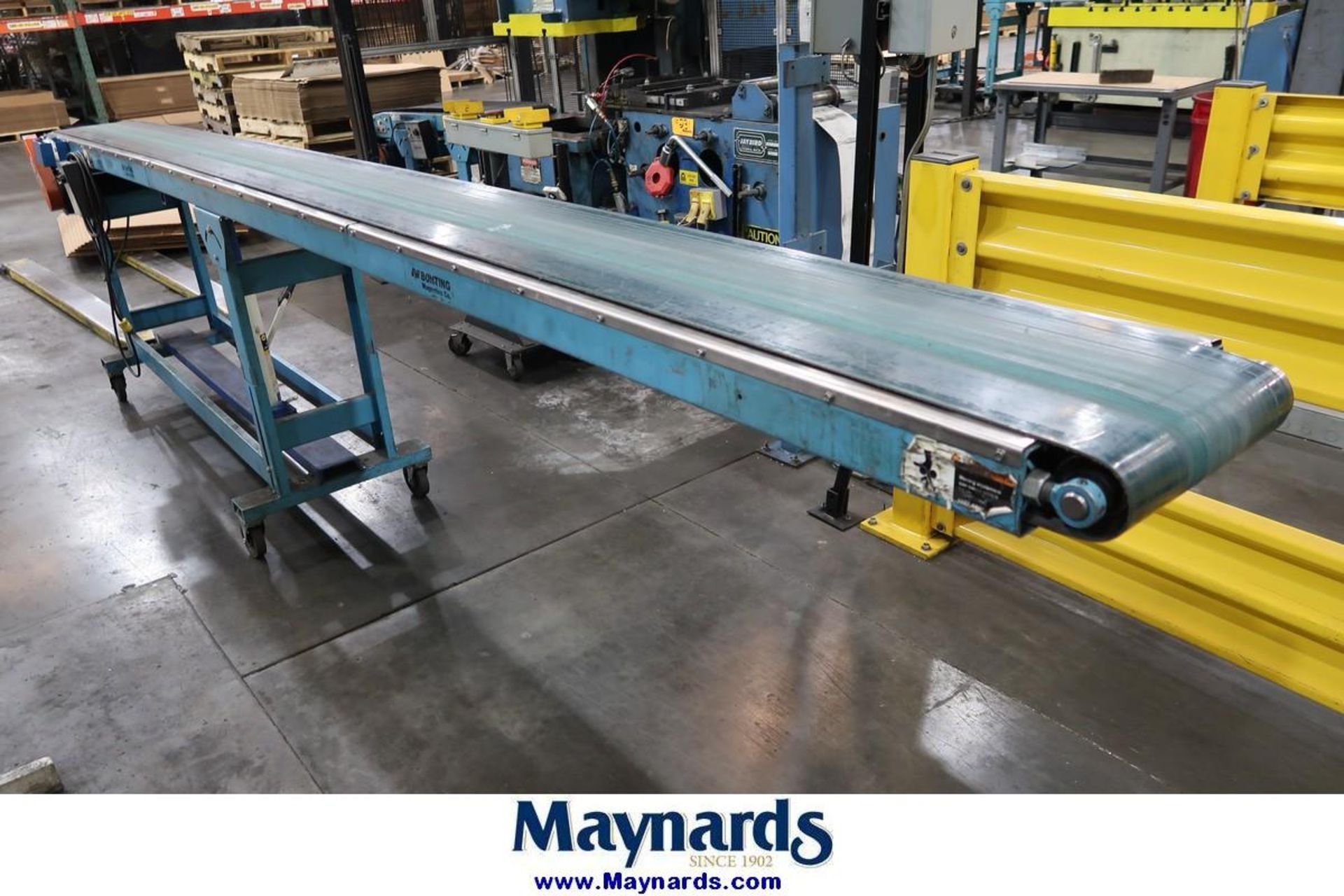 Bunting Magnetics 16' x 12" Magnetic Powered Belt Conveyor - Image 2 of 3