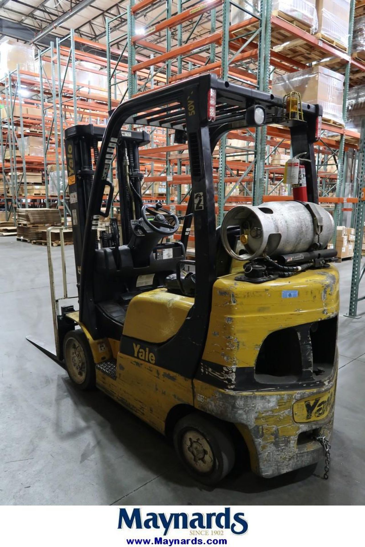 2006 Yale GLC050VXNURE085 4,800 Lb. Capacity LP Type Fork Lift - Image 5 of 10