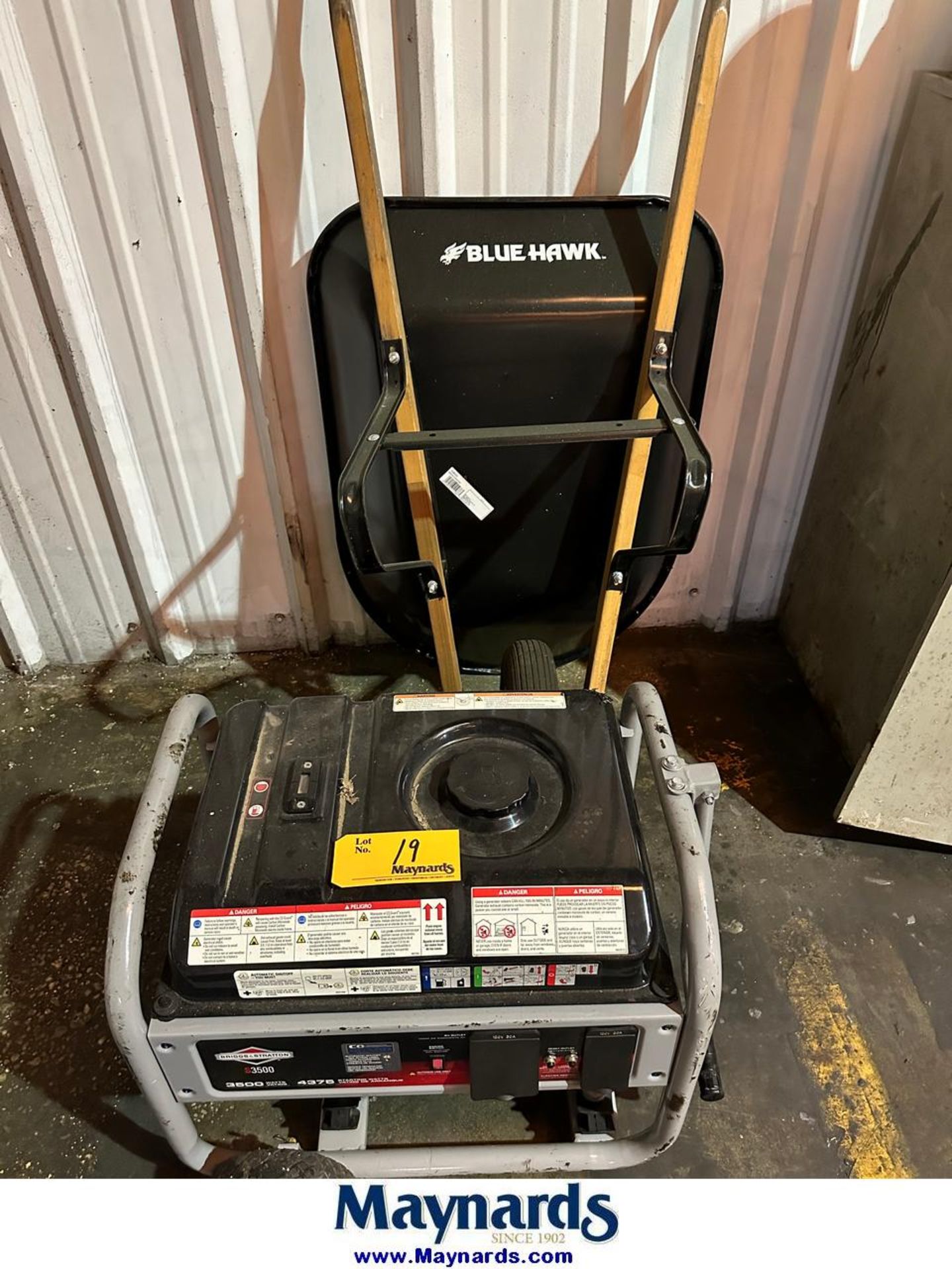 Lot of Briggs and Stratton 3500 Watt Generator