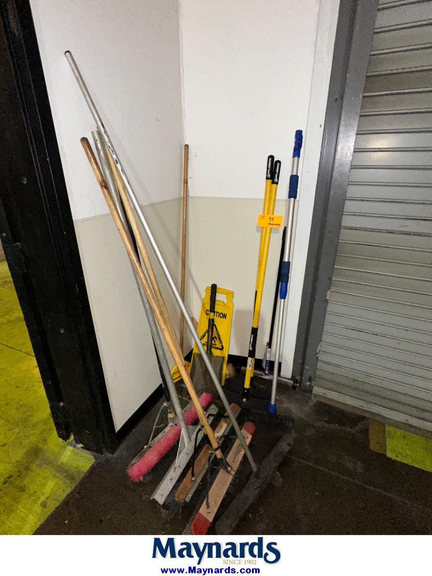 Lot of Brooms and Shop Vacs - Image 2 of 2