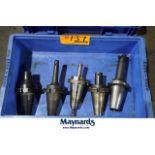 Lot of (5) Cat 50 Tooling Holders
