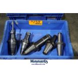 Lot of (5) Cat 50 Tooling Holders