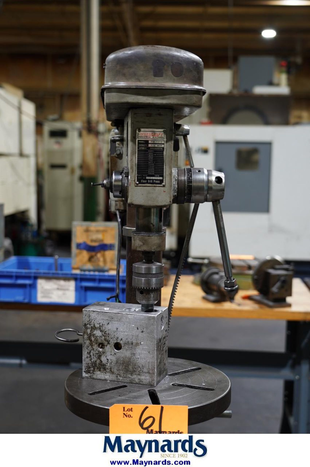 Duracraft FM-1214 Pedestal Drill Press - Image 2 of 6