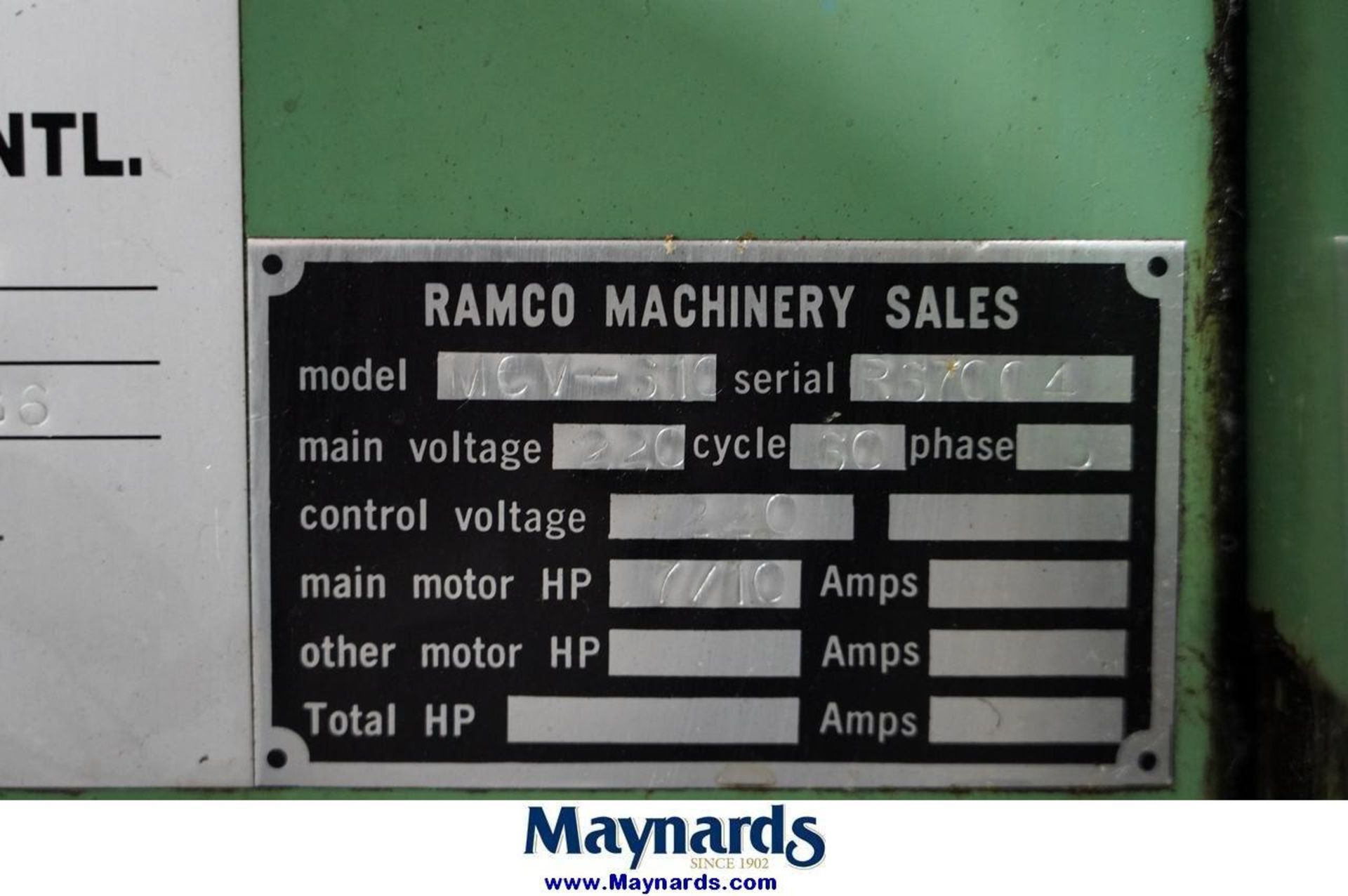 1986 Leadwell MCV-610D CNC Vertical Machining Center - Image 11 of 11