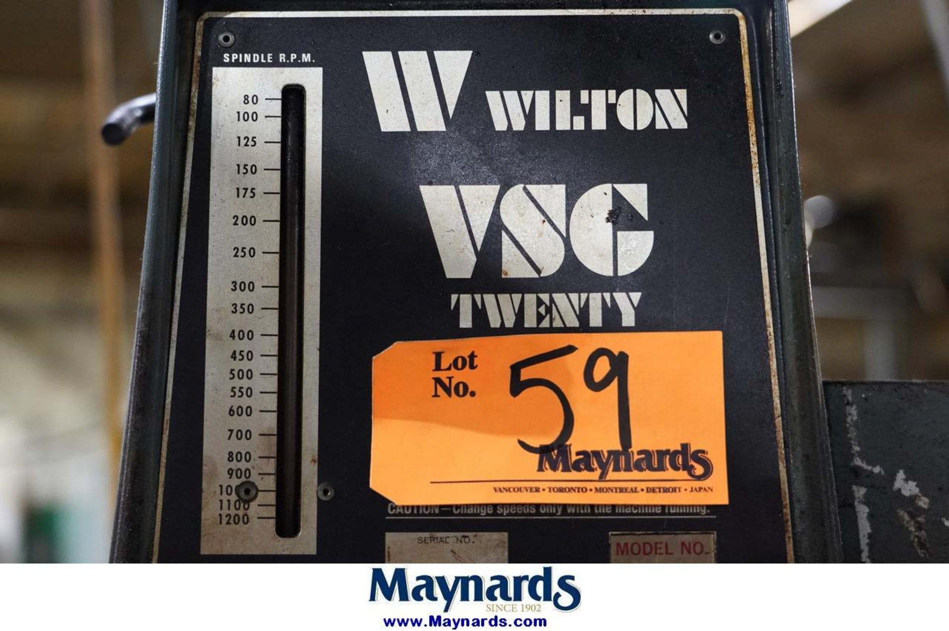 Wilton VSG Twenty Pedestal Drill Press - Image 4 of 8