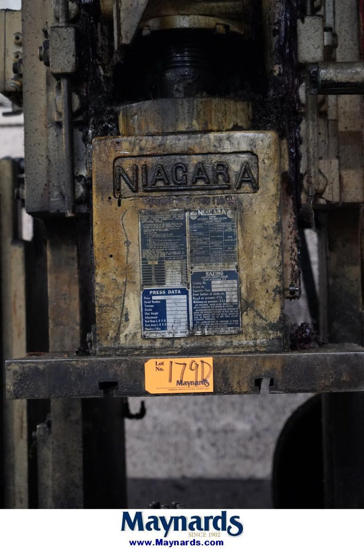 Niagara M-110 110 Ton OBI Press - Image 6 of 10