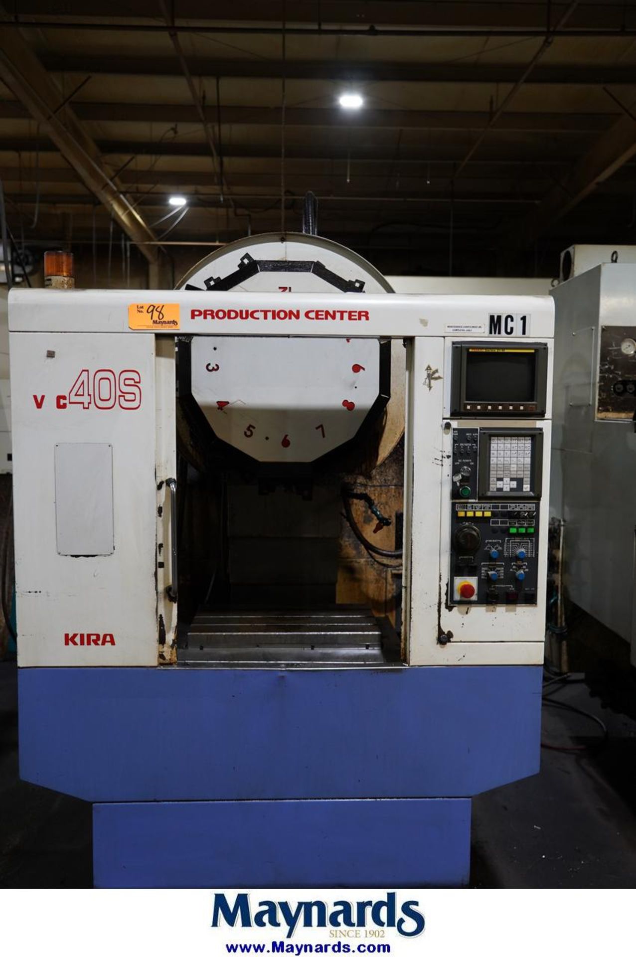 Kira VC-40S Vertical CNC Machining Center