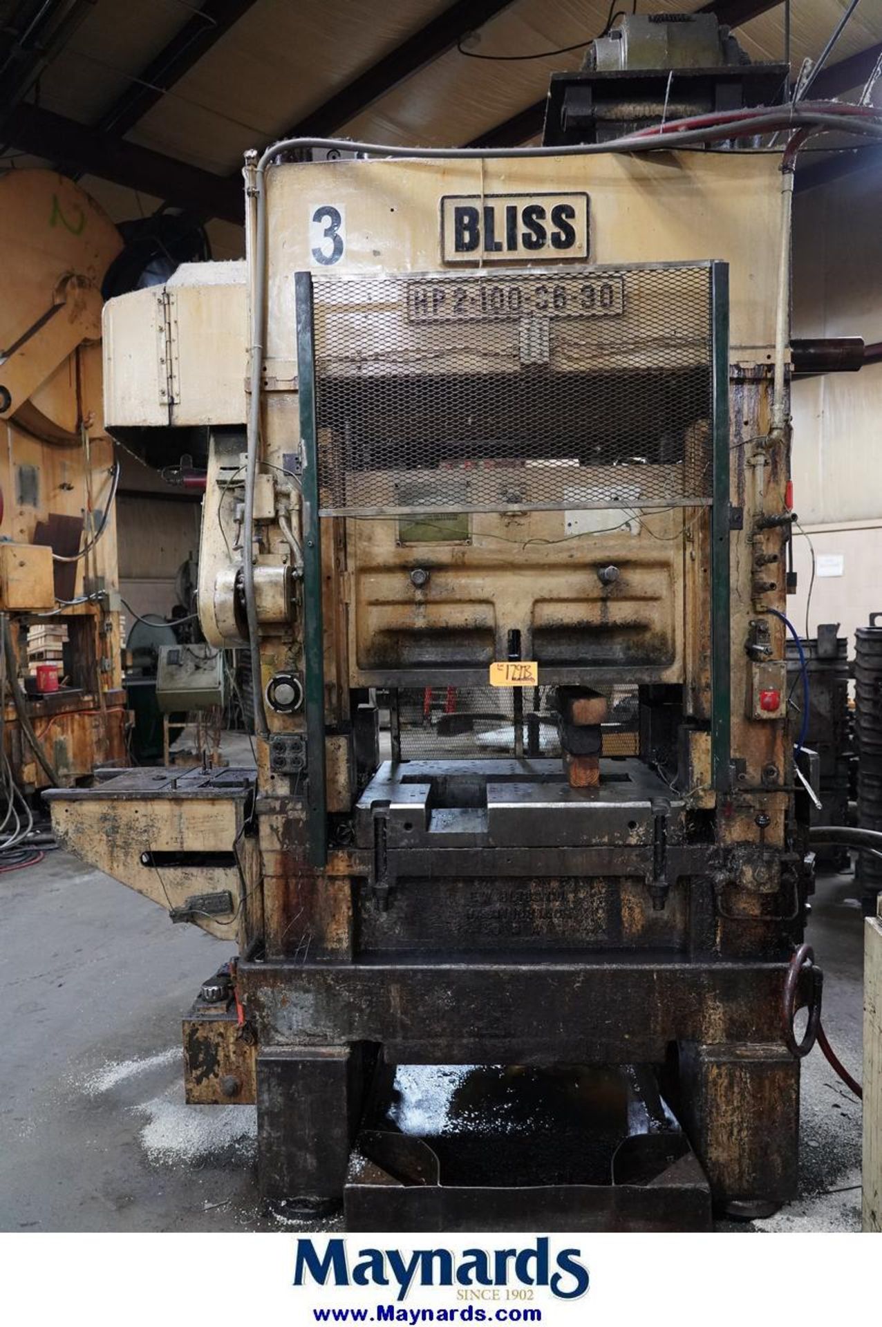 Bliss HP2-100-48-30 100 Ton Stamping Press