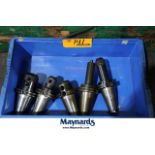 Lot of (5) Cat 50 Tooling Holders