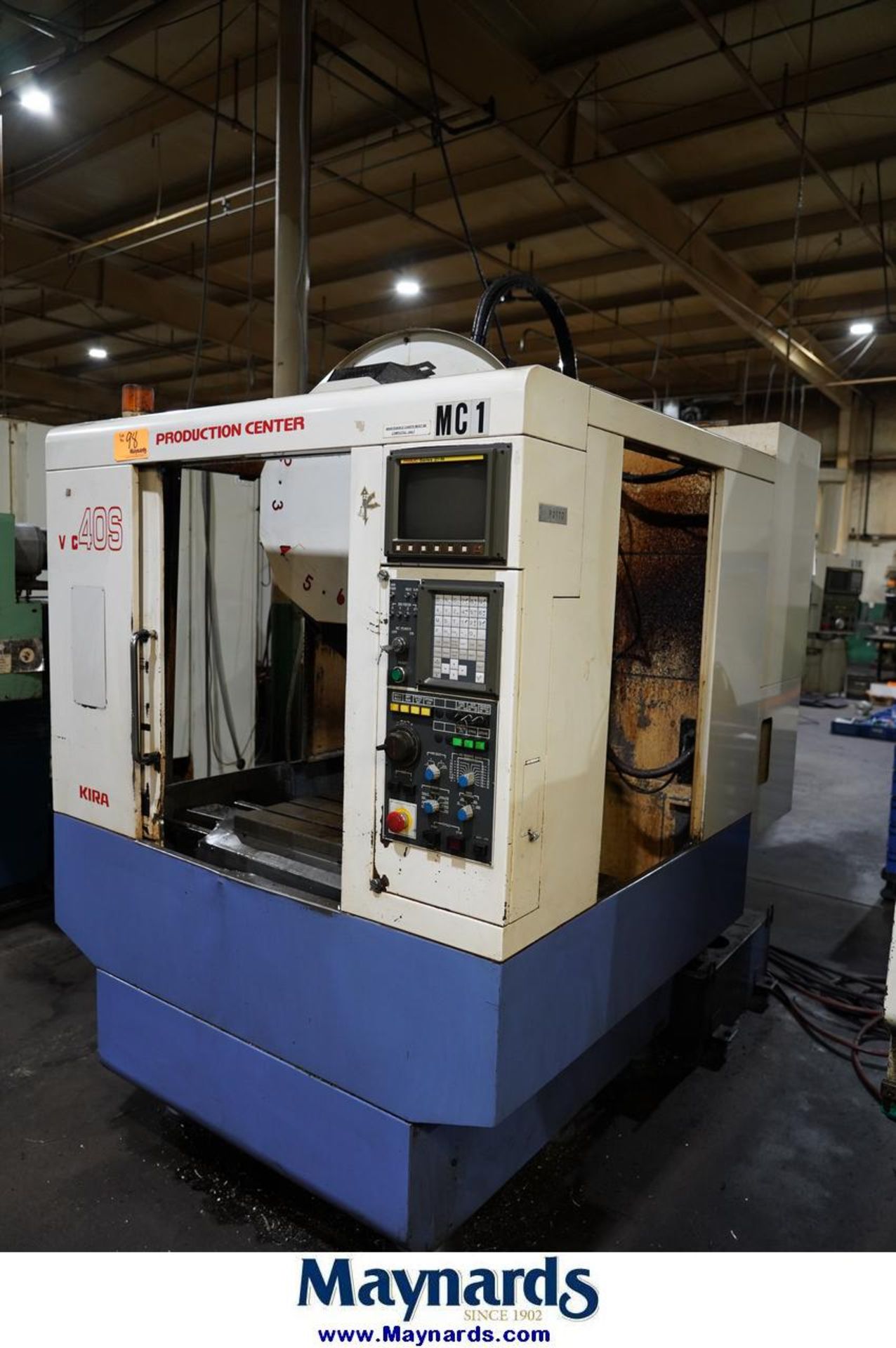 Kira VC-40S Vertical CNC Machining Center - Image 3 of 12