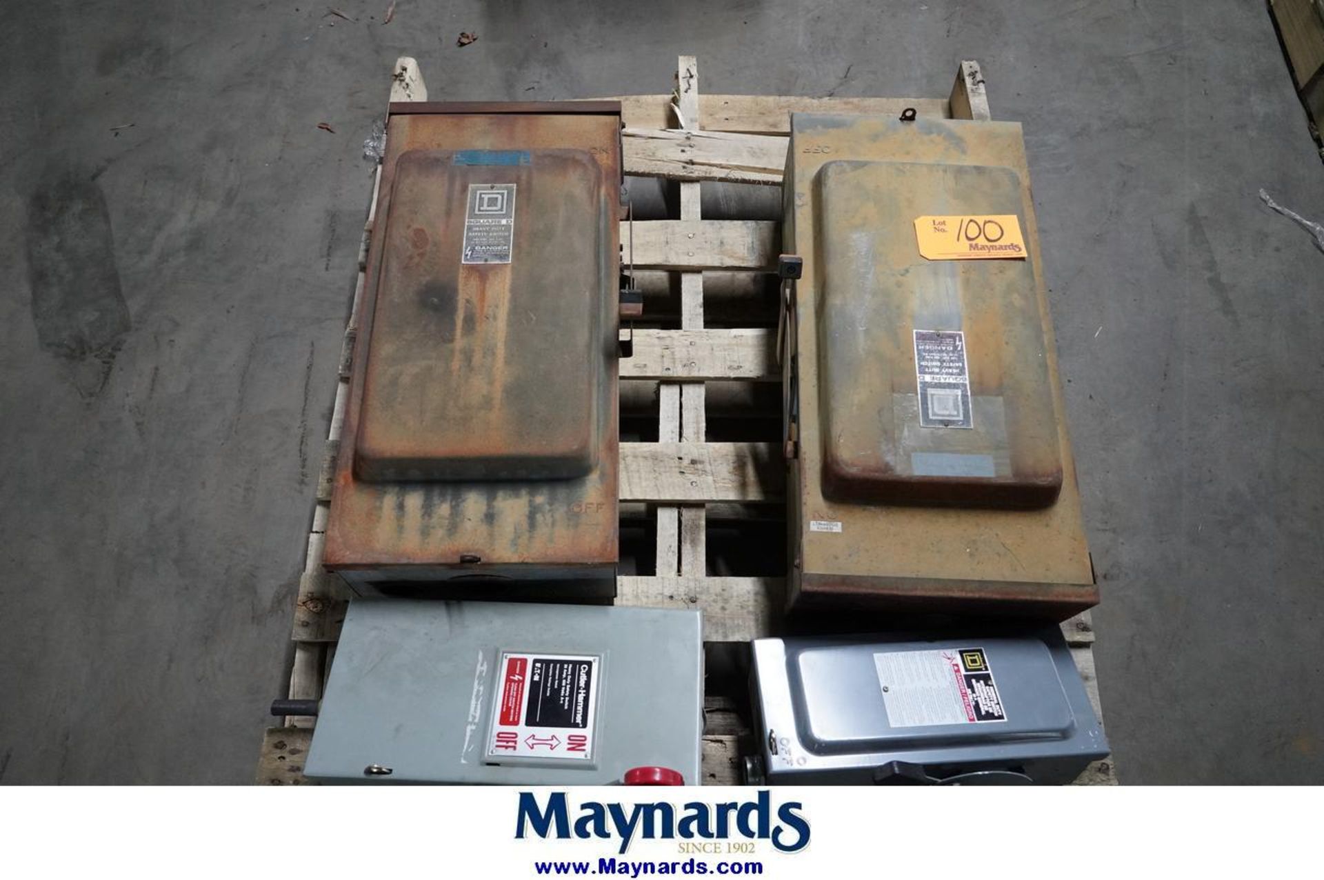 Square D company,Cutler-Hammer (1) Pallet of (4) Heavy duty safety switch