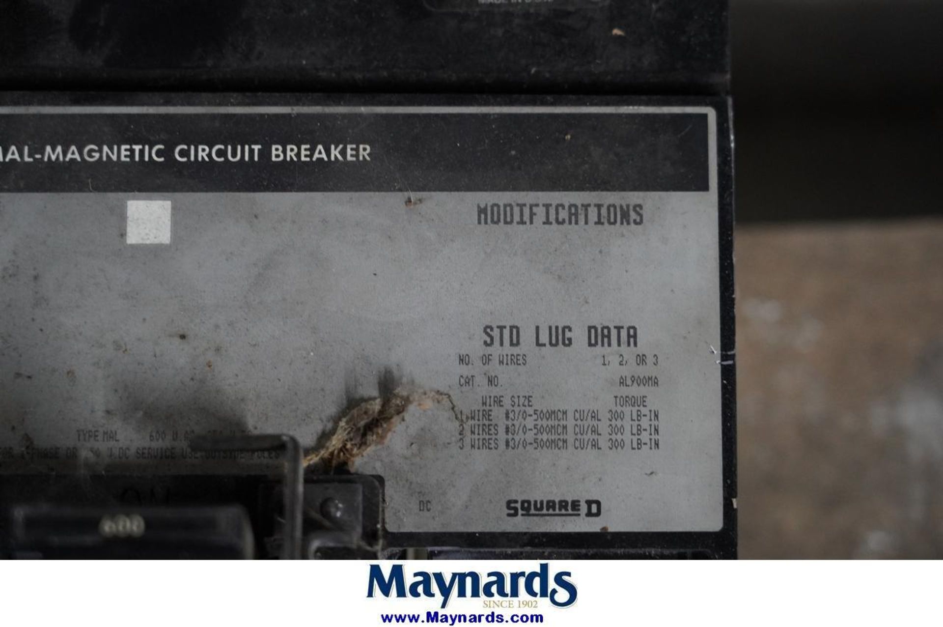 Square D (1) Molded case switch, (1) Thermal-magntic circuit breaker - Image 5 of 5