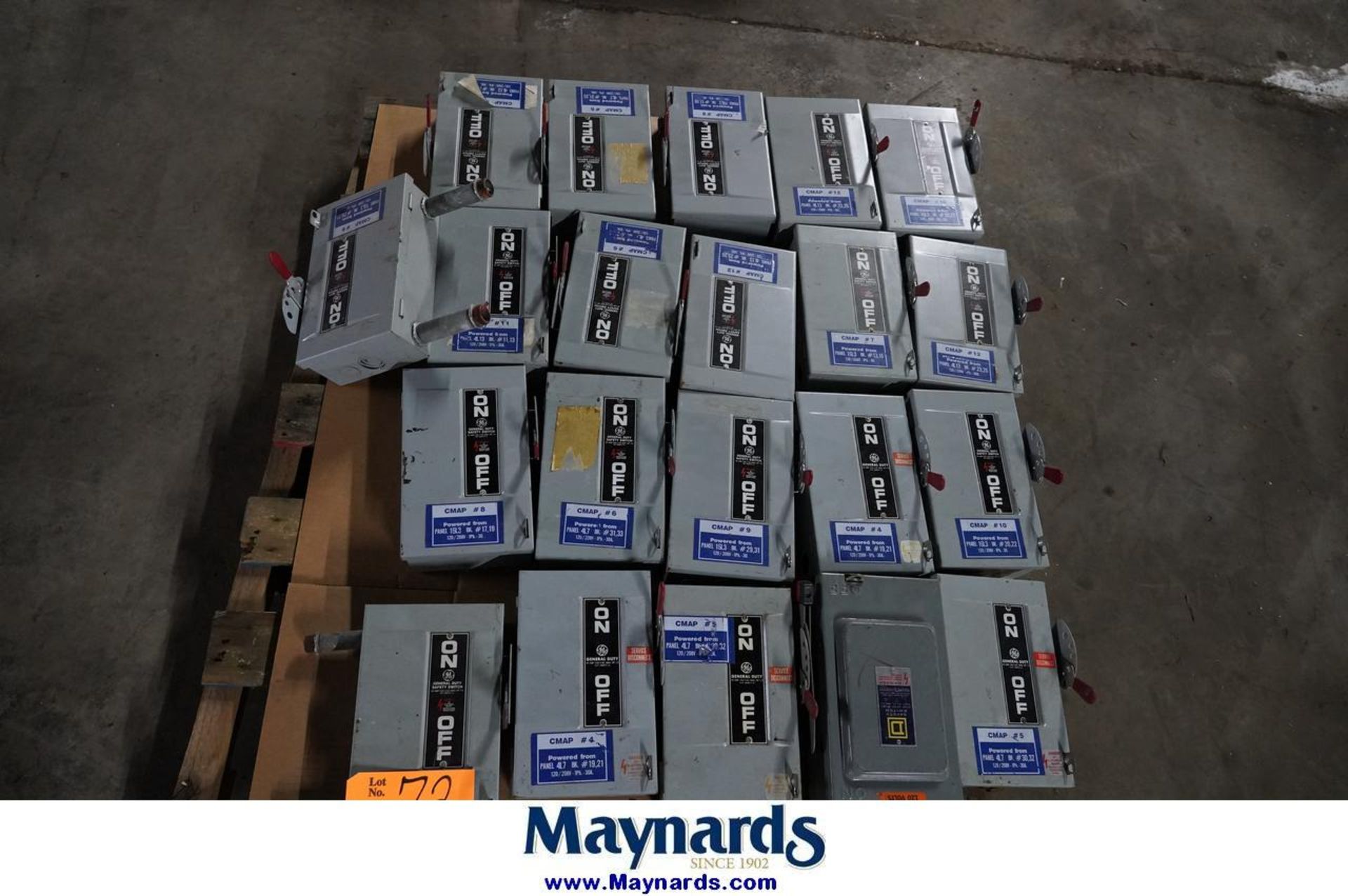 (1) Pallet of Heavy duty Safety switch