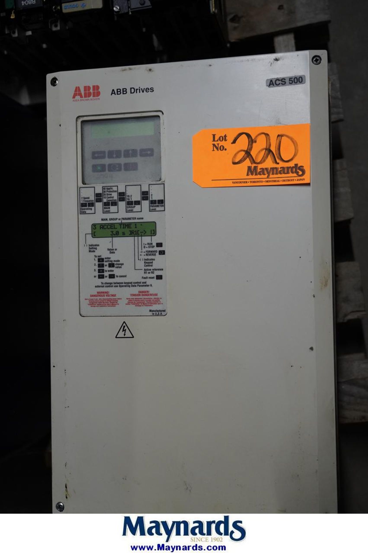 ABB,Marposs ACS500 (1) Pallet of Drives programmable control - Image 2 of 11