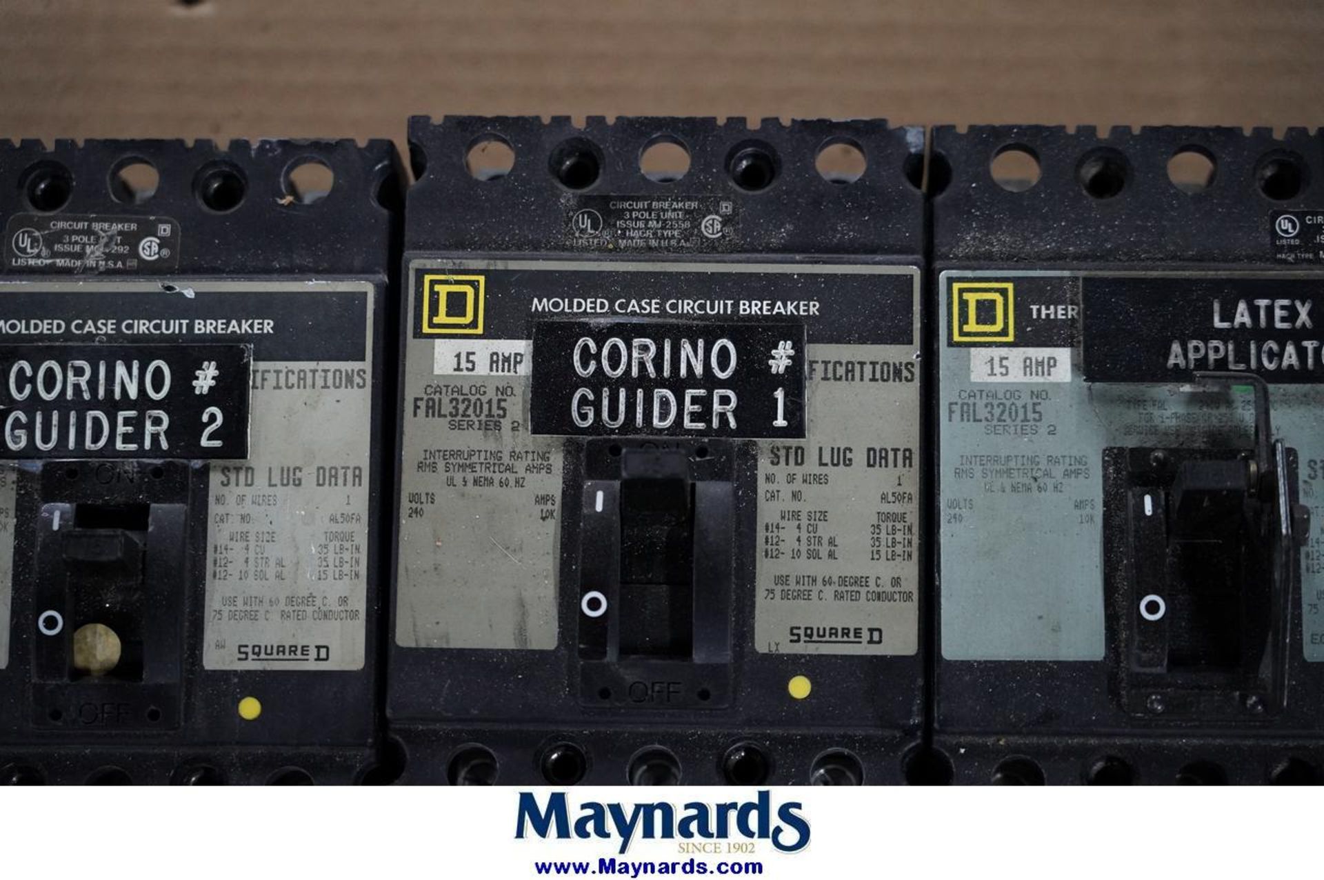 D Square D (6) Molded case circuit breaker - Image 2 of 2