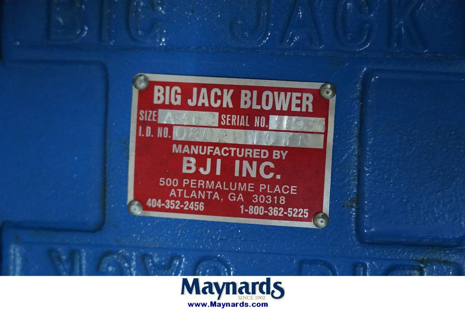 Big jack Blower (1) Blower motor - Image 4 of 4