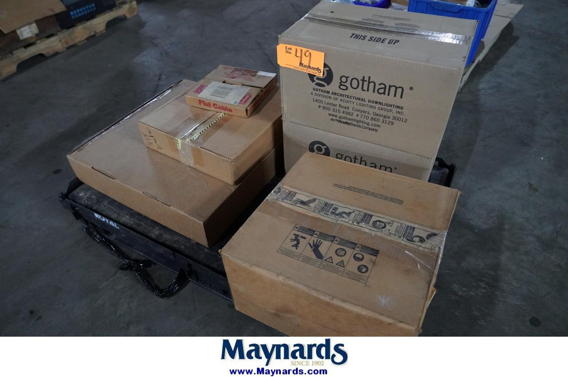 Gotham,Force10,Belden, (1) Pallet of Miscellaneous boxes