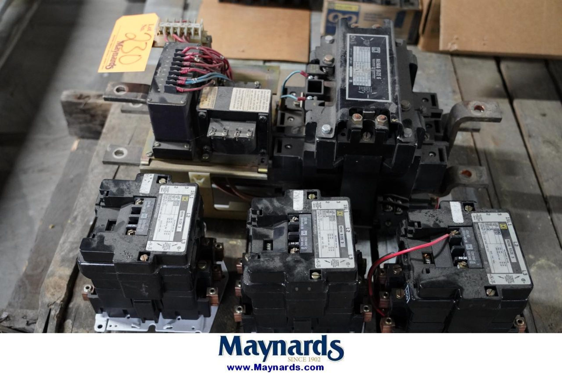 Square D Nema Size 3,6 (4) Magnetic contactors - Image 2 of 6