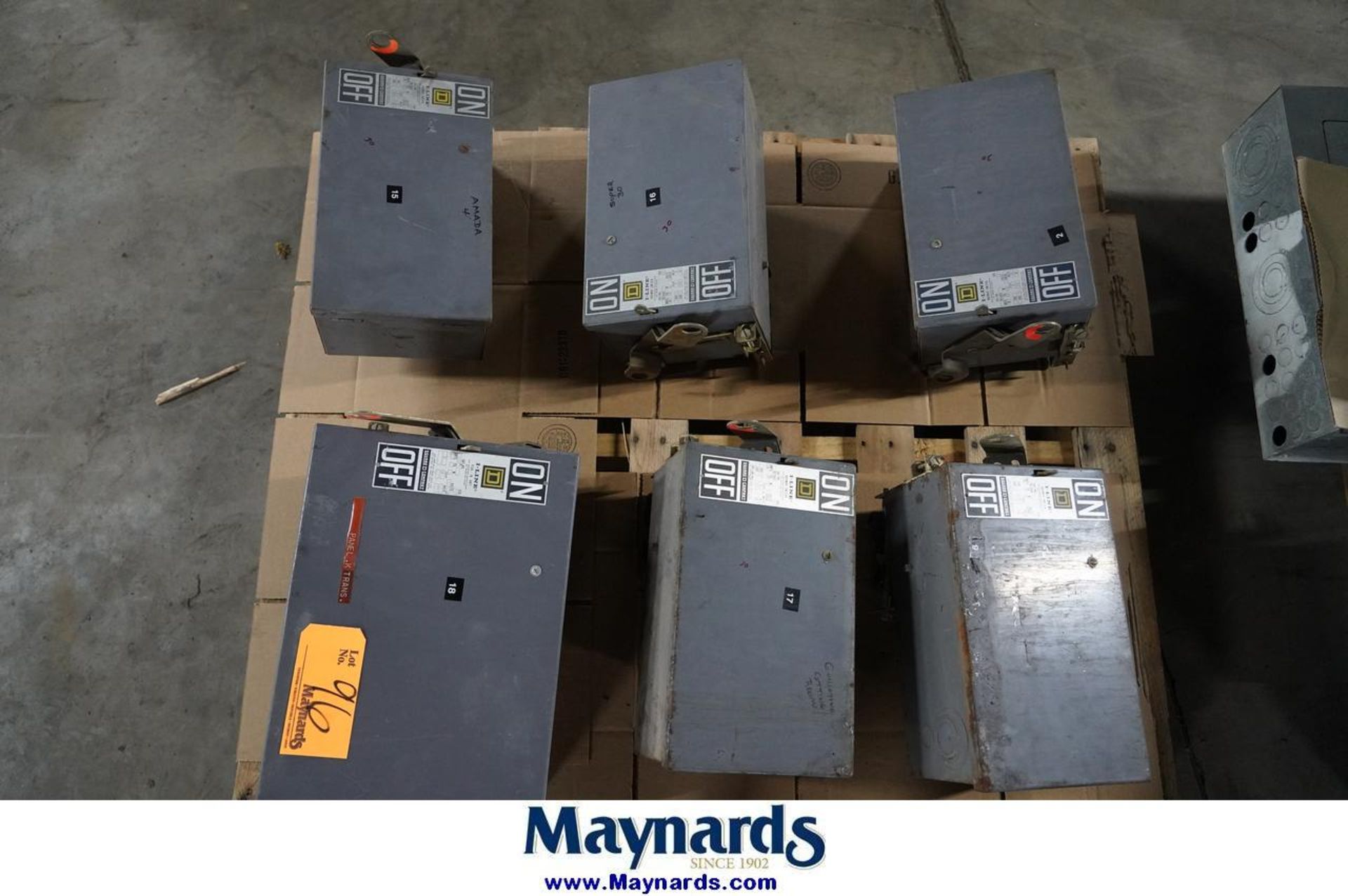 Square D (1) Pallet of (6) Electrical boxes