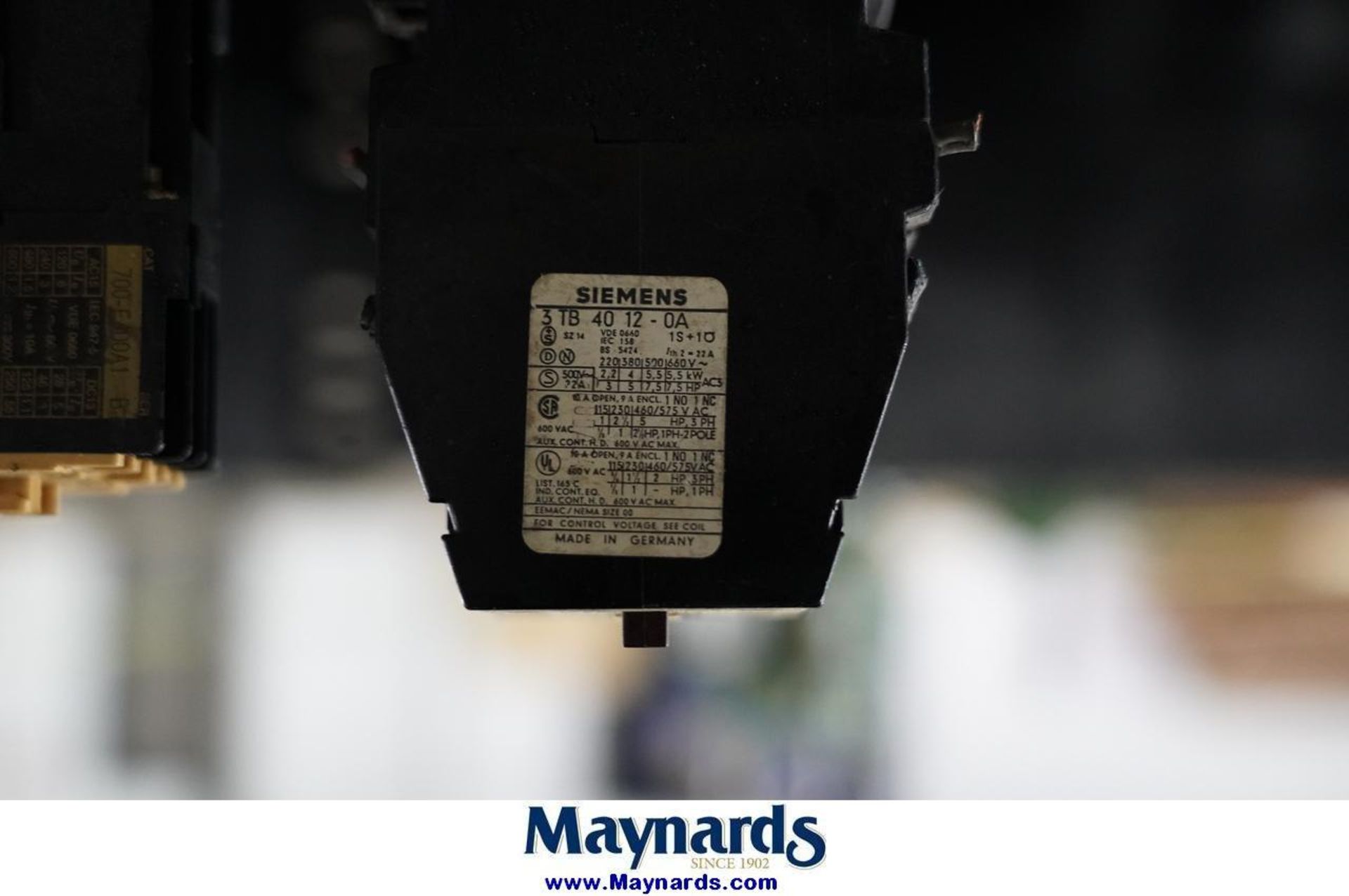 (1) Gaylord of Alterating current contactor - Image 10 of 12